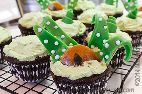 Swamp Monster Cupcakes